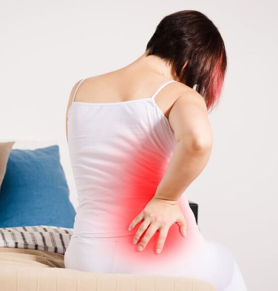 Juosmens osteochondrozės simptomai